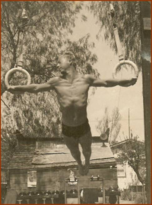John Performing the Iron Cross